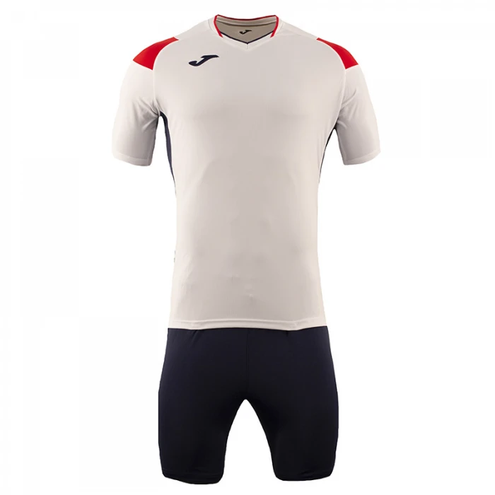 Joma - Kit Crew III Bianco / Blu MC